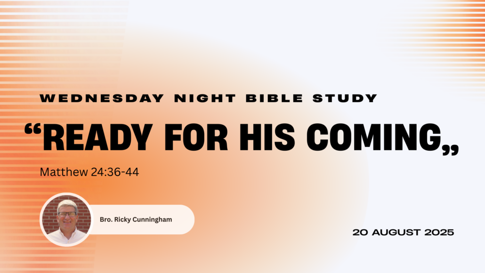 Ready for His Coming | Matthew 24:36-44 Image