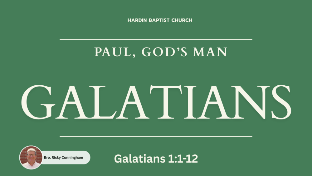 Paul, God's Man | Galatians 1:1-12 Image