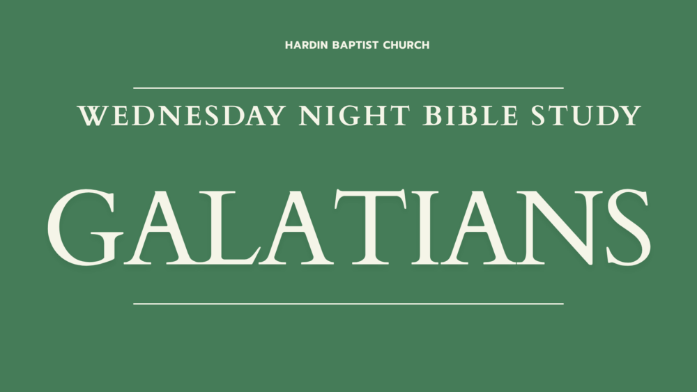 Galatians Wednesday Night Bible Study | 10-29-2025 Image