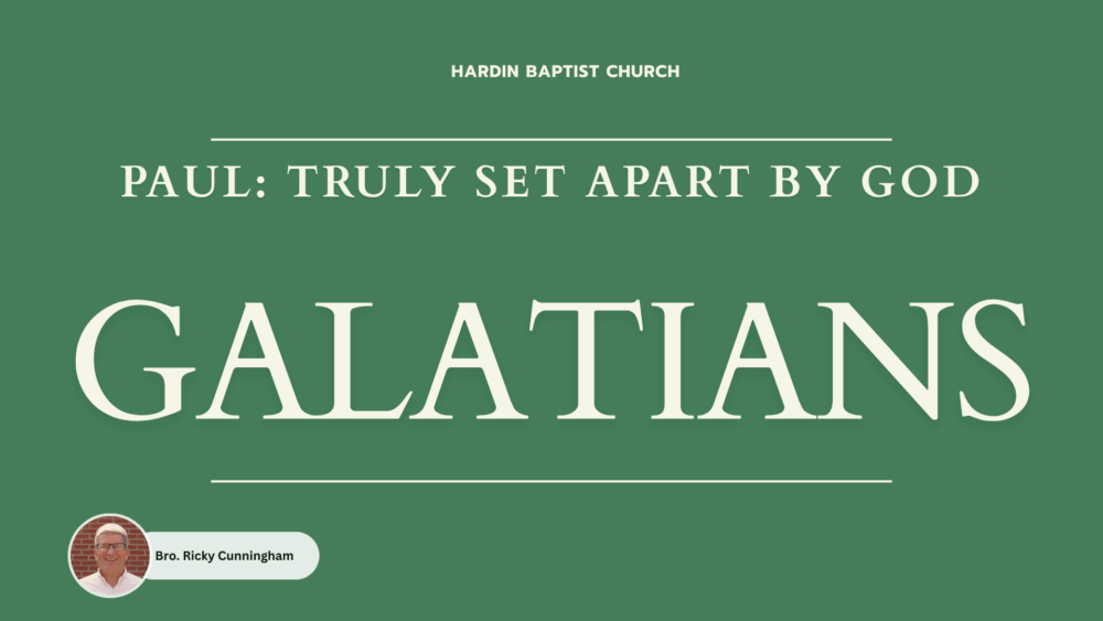 Paul: Truly Set Apart By God | Galatians 1:17-2:10 Image