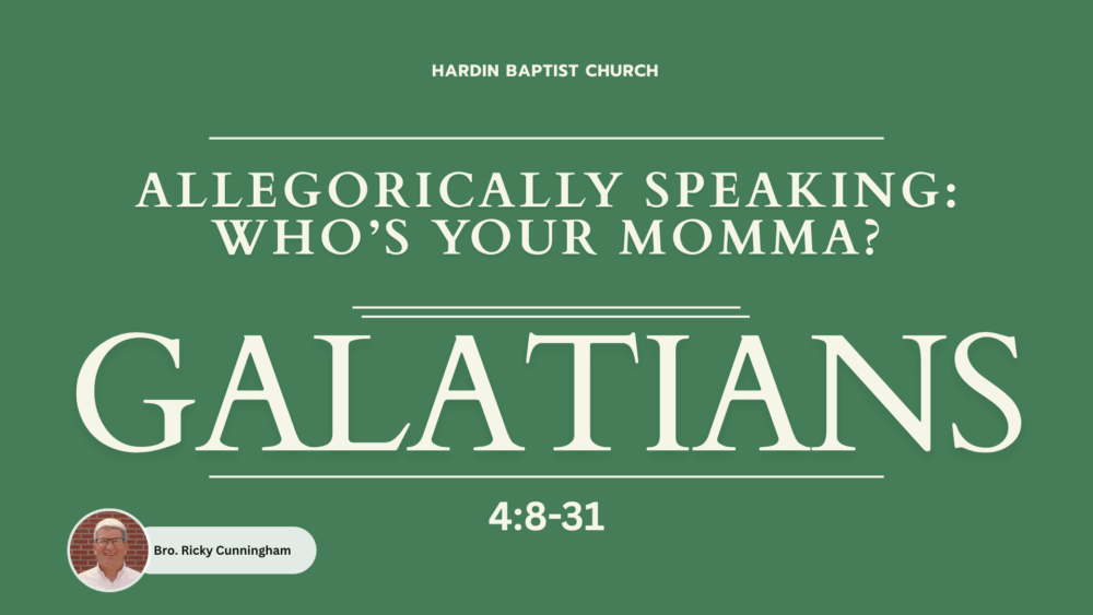 Allegorically Speaking: Who’s your Momma? | Galatians 4:8-31 Image