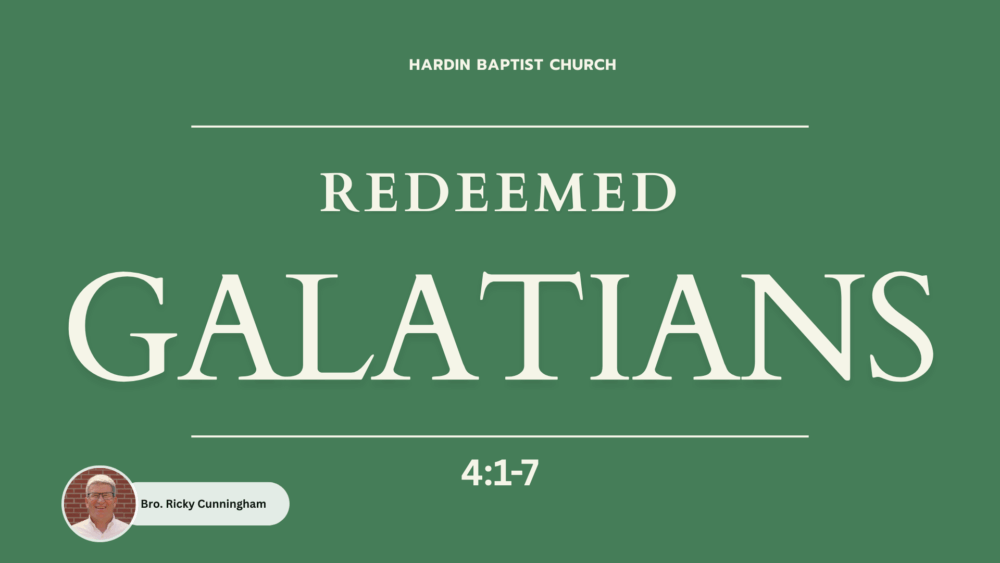 Redeemed | Galatians 4:1-7 Image