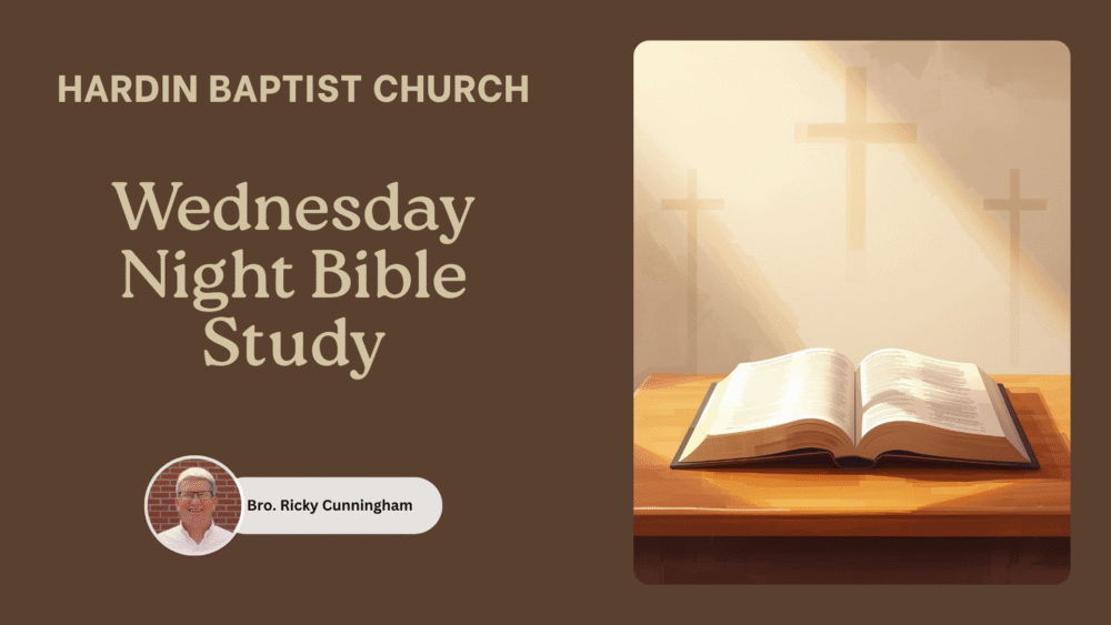 Wednesday Night Bible Study | 3-25-2026 Image